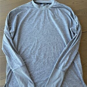 Nike Drifit Gray Long Sleeve Tee